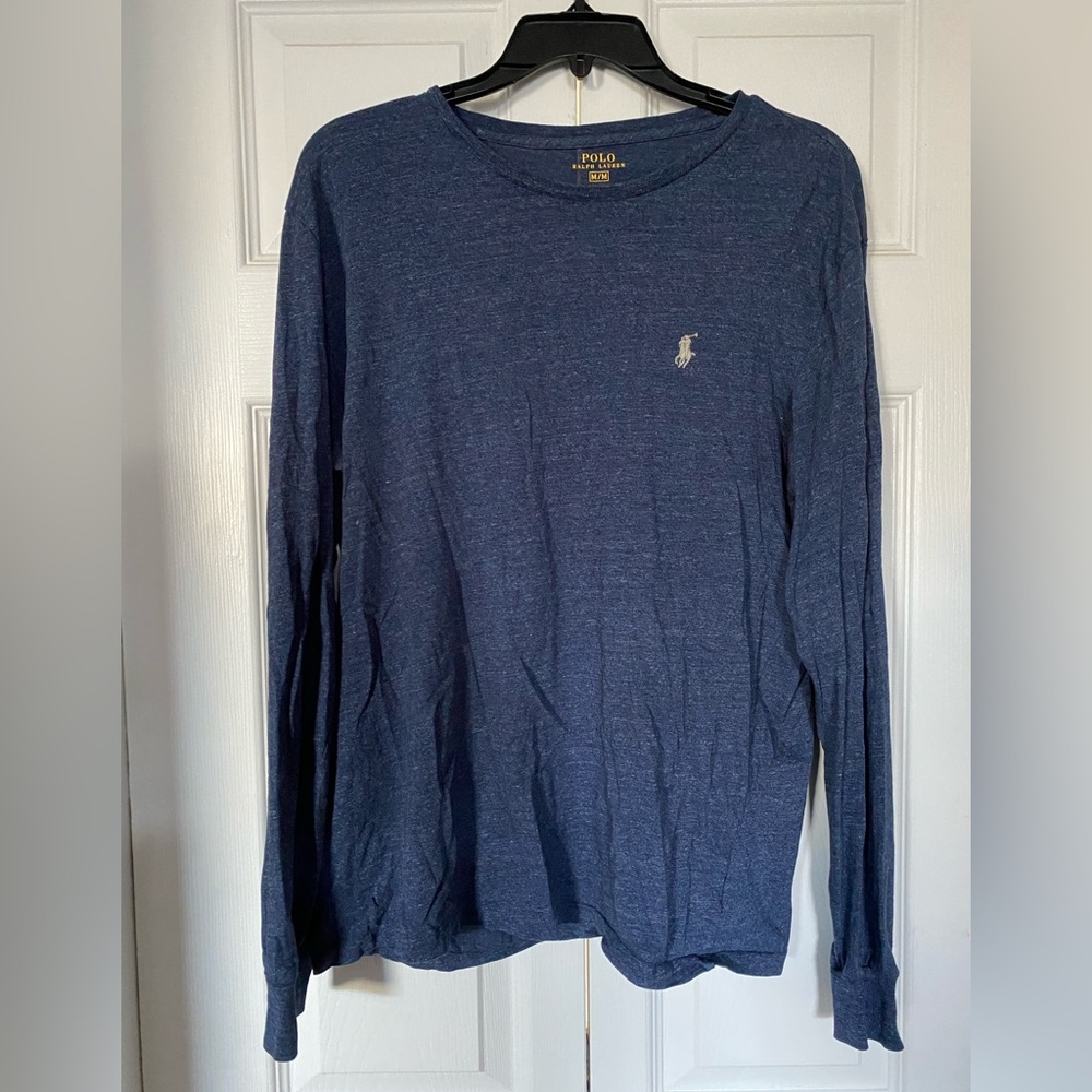 Polo by Ralph Lauren Men’s Medium Blue Long Sleeve T Shirt